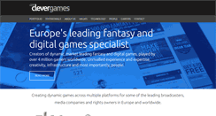 Desktop Screenshot of clevergames.com