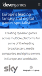 Mobile Screenshot of clevergames.com